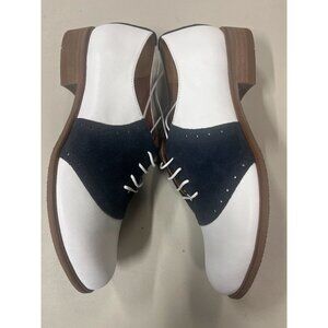 Stoker - Women's Saddle shoes, Dark Blue and White Shoes,  EU 39